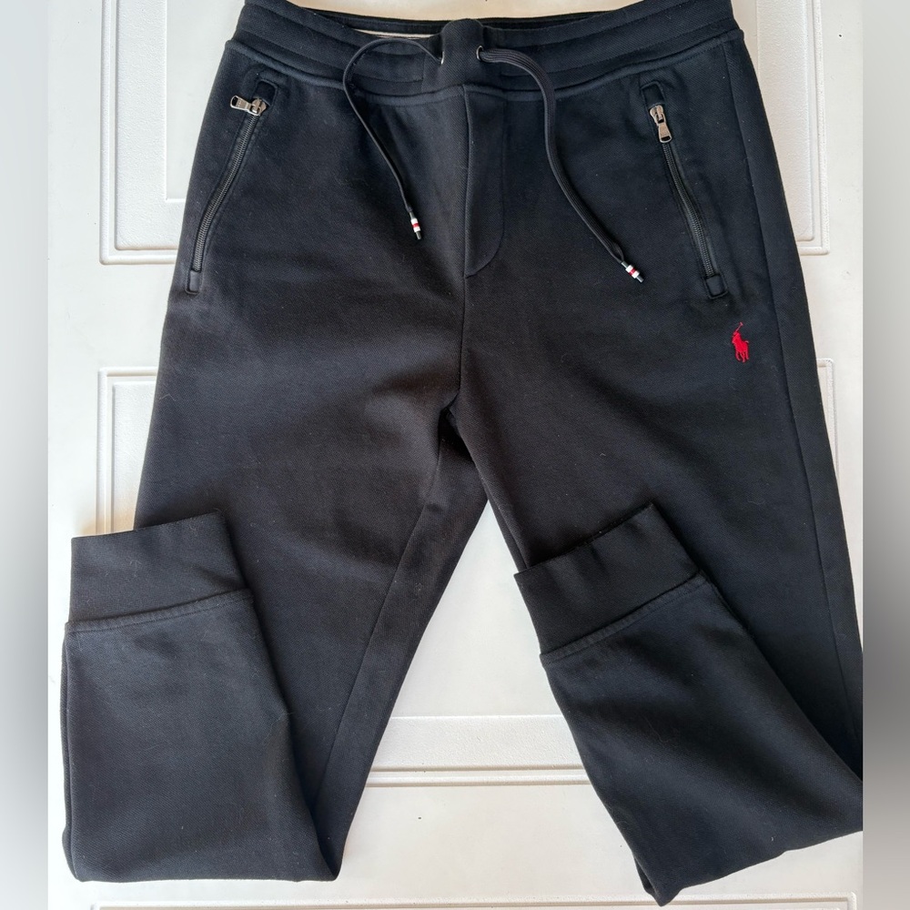 Polo Ralph Lauren Men’s Double-Knit Jogger Pant Black Size Medium - Picture 3 of 8